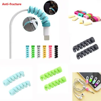 

Cable Protector Earphone Cable Office Korean Desk Set Organizer Wire Data Line Winder Wrap Cord Cable Accessories