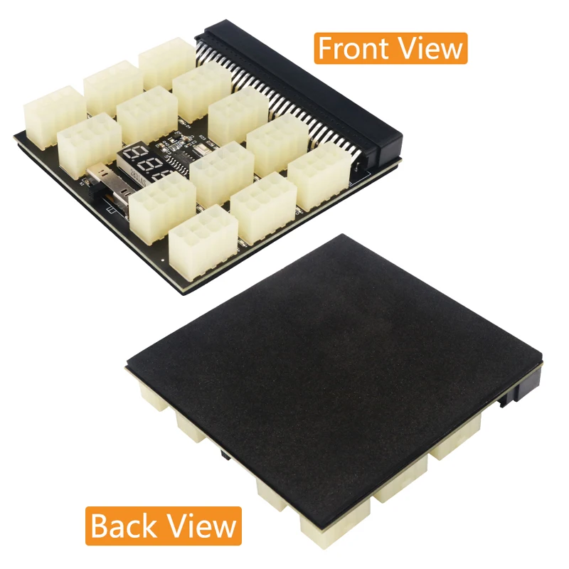 12V Power Board for HP 1200W/750W PSU - ATX 8Pin Breakout Board for Server GPU BTC Bitcoin Miner Mining Description Image.This Product Can Be Found With The Tag Names Computer Cables Connecting, Computer Peripherals, PC Hardware Cables Adapters, Power adapter