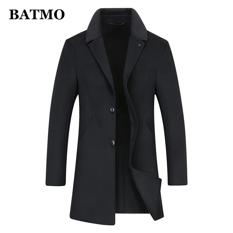 BATMO, Новое поступление, высококачественный шерстяной Тренч для мужчин, мужские шерстяные куртки, большие размеры, M-XXXL 2002