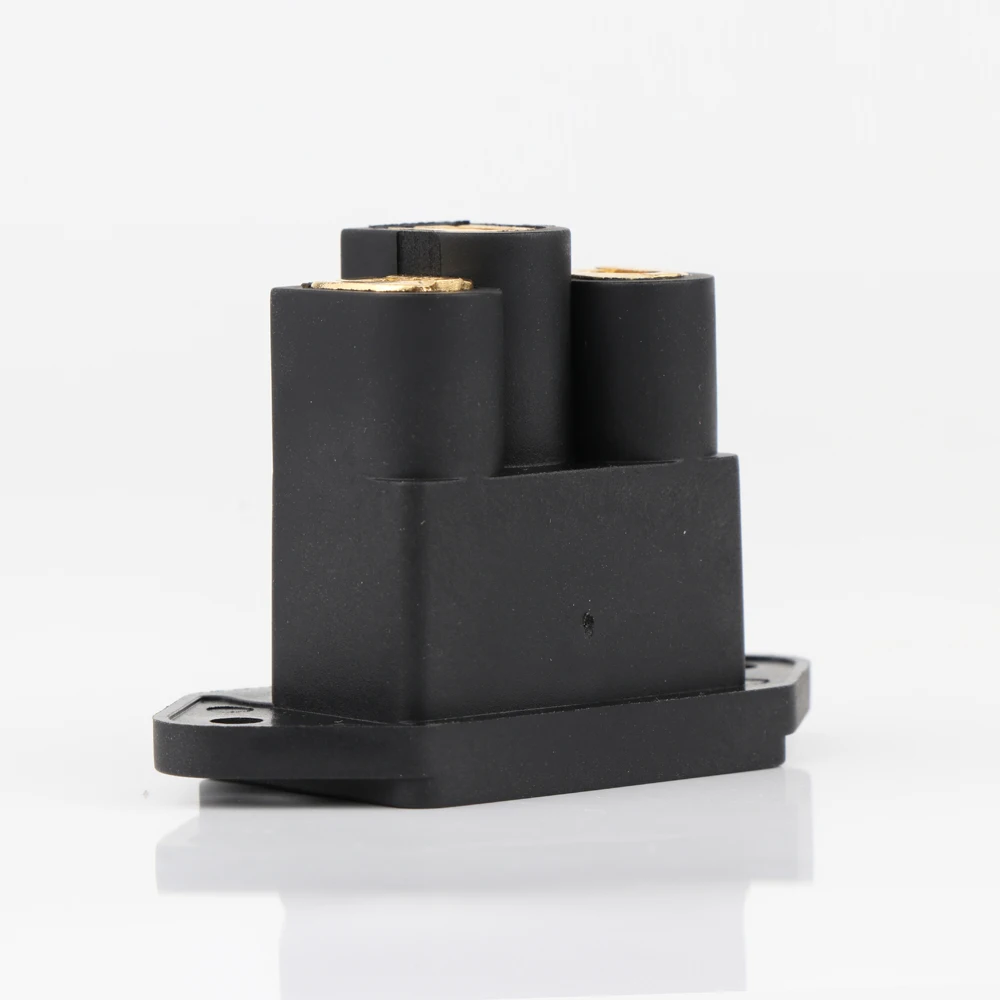 Electrical Socket AC FI-06(G) IEC Inlet Socket Pure Copper Gold Plated HIFI Power