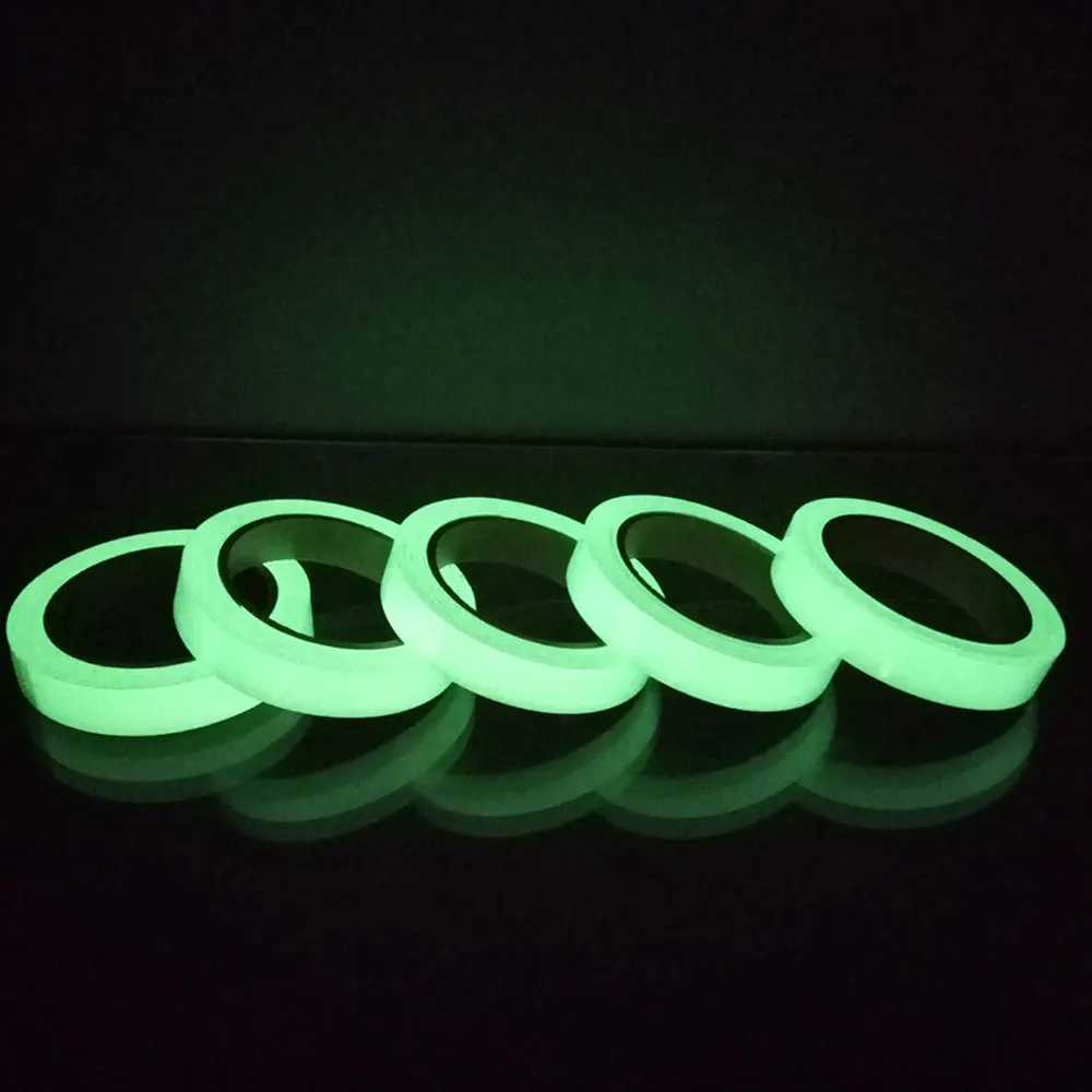 

3M 1 roll Luminous tape Glow in The Dark Tape Safety Self-adhesive Sticker Strip Phosphorescent Luminous