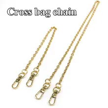 Diy Pendant Short Gold Bag Chain Durable Jewelry Bag Accessories Oval Chain Strong And Convenient All-Match Decorative Supplies