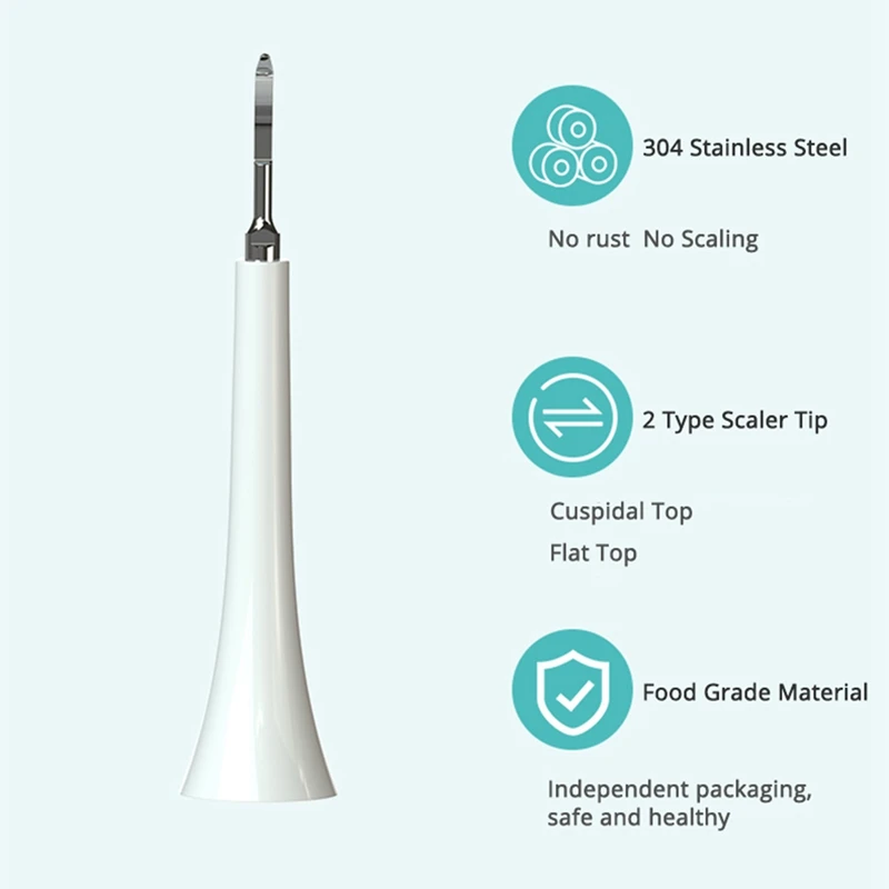 Ultrasonic Scaler Tips Handpiece for Xiaomi Soocas Electric Toothbrush Remove Calculus Plaque Tooth Stain