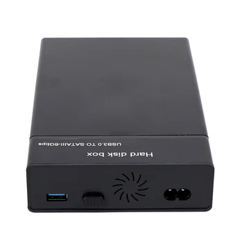 

USB 3.0 Desktop Laptop Hard Disk Case for 2.5-3.5 Inch SATA / SSD Universal Mechanical Serial Hard Disk Case(EU Plug)