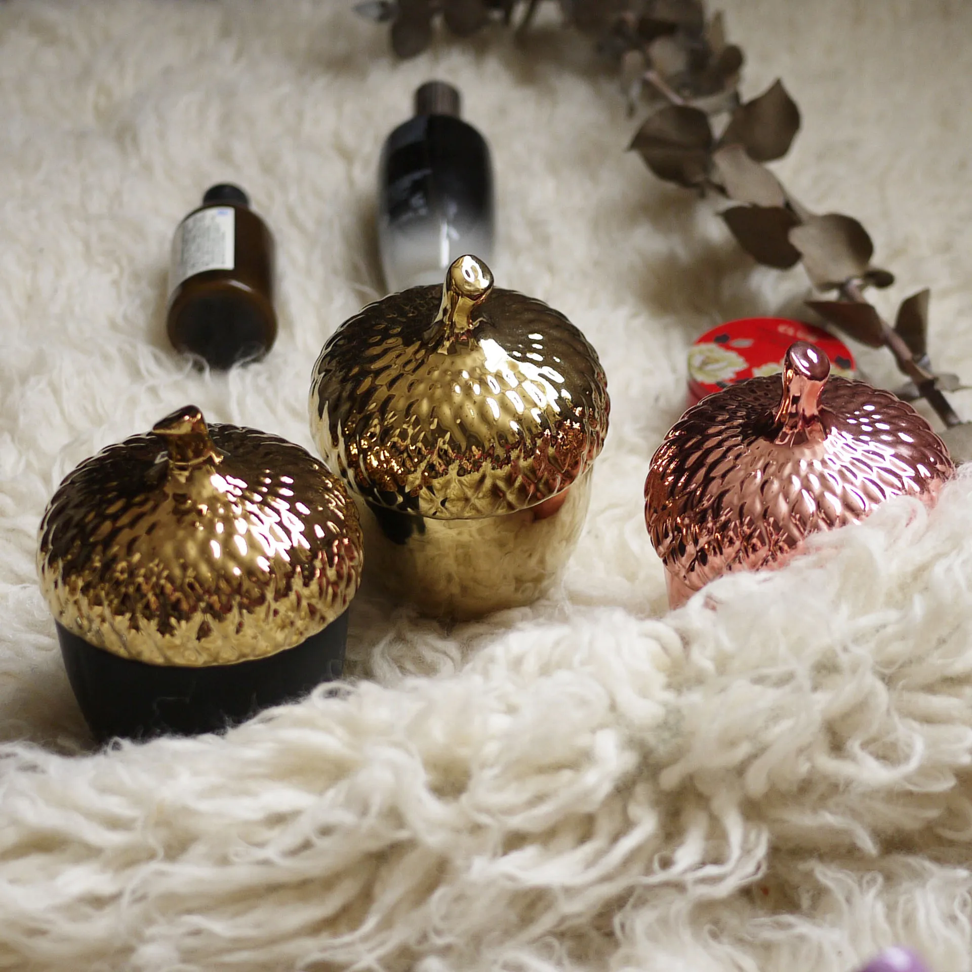 Pine Cone керамические кувшины для дома, кухни, хранилище специй для сахара, настольные украшения