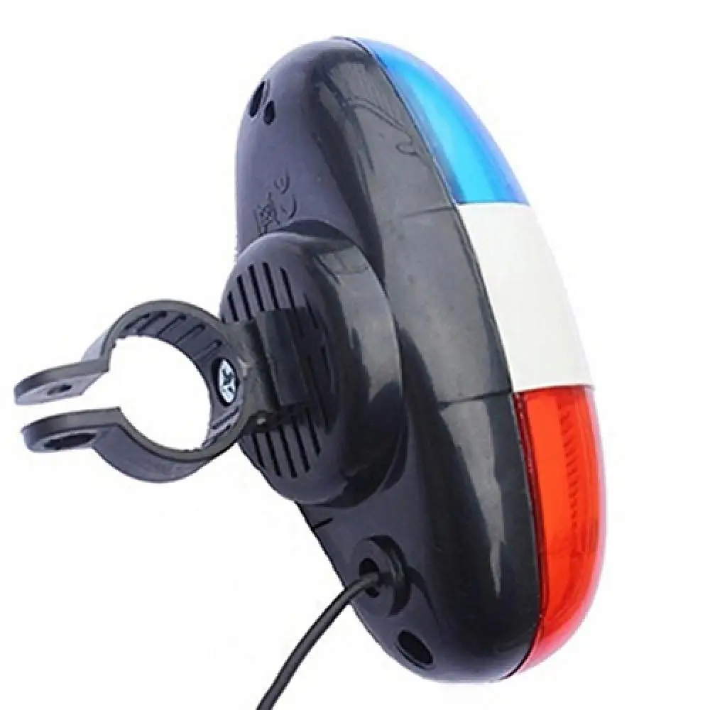 Multifunction 6 LEDs Bike Light Electronic Horn 4 Tone Sounds Bicycles Bell Police Siren Trumpet for Scooter Bicycle Accessories |