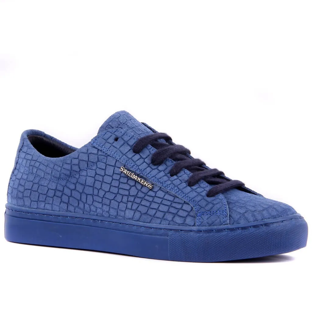 Sail Lakers-женские синие кроссовки из натуральной кожи; повседневная обувь