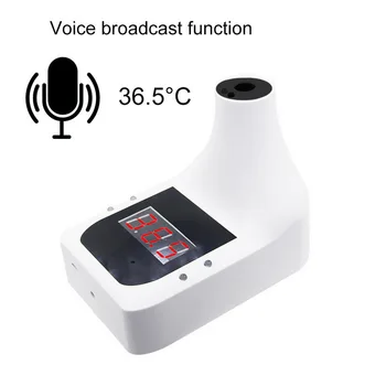 

Wall Mount Smart Sensor Portable Automatic Body Temperature Detector Infrared Forehead Thermometer High Tempreature Alarm