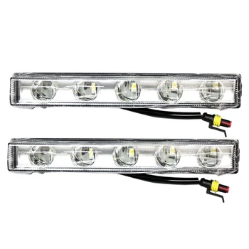 

NEW-for Mercedes-Benz W463 G500 G55 1993-2015 Fog Light Daytime Running Light Front Surround Bumper Light 2Pcs