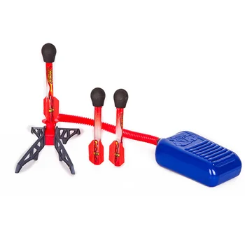 

Portable Air Pressed Adjustable Foot Step Pump Parents Children Outdoor Sport Educational Game Glow Light Rocket Launcher Toy