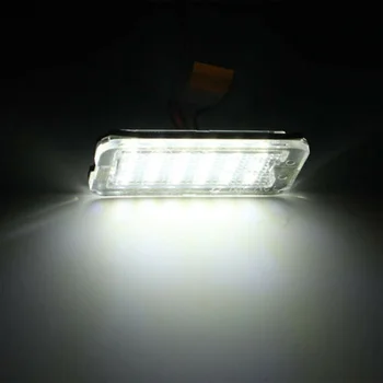 

White LED License Plate Lights Tail Lamp Kit For Fiat 500 12V Vehicle Rear