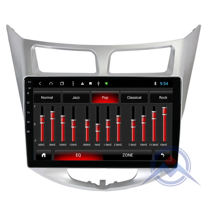 ZOHANAVI 10," Android 9,0 Восьмиядерный автомобильный dvd gps плеер для hyundai Solaris Verna accent автомобильный головной убор радио видео плеер navi