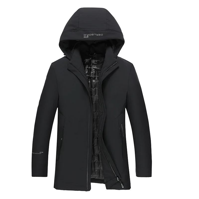 

Winter Big Size Down Jacket Male Short Money Detachment Cap Fat Man Fat Business Leisure Plus Fat Plus Big White Duck Down Coat