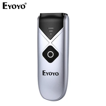 

Eyoyo EY-015C CCD Barcode Scanner Mini Wireless Bar code Reader with USB Wired/2.4G/Bluetooth Portable 1D Image Scanner Scan