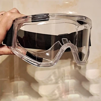 

Safety Glasses Cycling Goggles Eyewear Anti Dust Windproof UV Protection Anti Fog Coating Eye Wear for Eye Protection