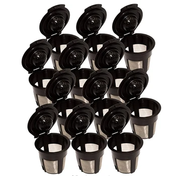 

12 Pcs Reusable Coffee Capsules Cups Pods for Keurig B40 / B41 / B44 / K10 / K40 / K45 / K65