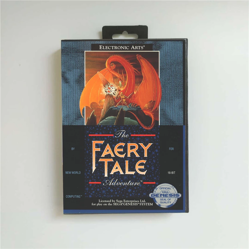 Faery Tale Adventure-крышка США с розничной коробкой 16 бит MD игровая карта для Sega megadrive Genesis игровая консоль