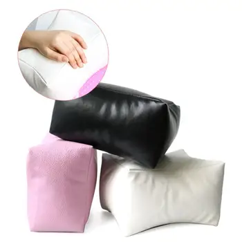 

Professional Nail Art Table Hand Pillow Faux Leather Armrest Cushion Carpet Soft Hand Rests Manicure Pillow Cushion