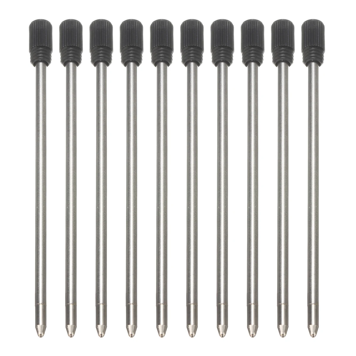 20 pcs/lot Metal Pen Refill for Crystal Diamond Ballpoint Pen Student Pens Rod Cartridge Core Black Ink Color 7cm Length