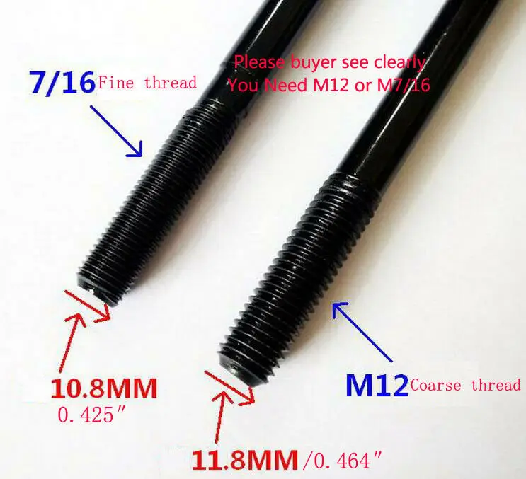 1X Milling Machine Part R8 Draw Bar Overall Drawbar M7/16 For Bridgeport Mill 