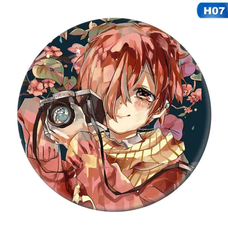 Toilet-Bound Hanako-kun Anime Badges On A Backpack Anime Icons Pins Badge Decoration Brooches Metal Badges For Clothes DIY vampire costume women