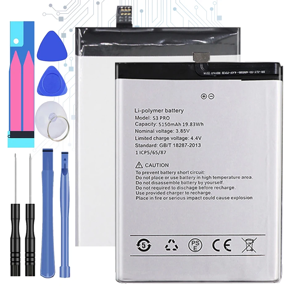 Сменный аккумулятор 5150 мА · ч для UMI Umidigi F1/ F1 Play/ S3 Pro /S3Pro / F1Play | Мобильные телефоны и