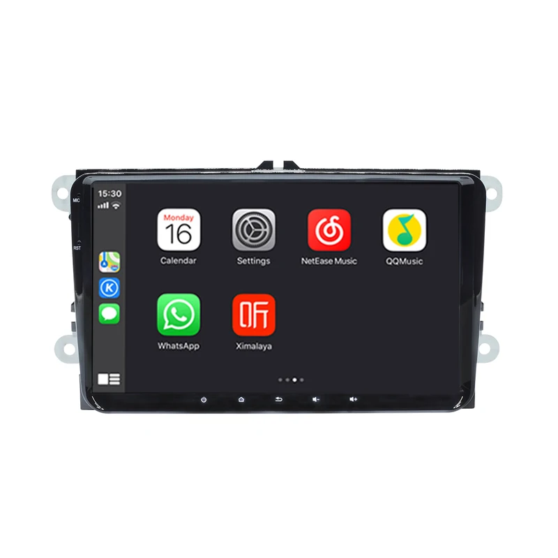 9 дюймовый сенсорный экран Авторадио с CarPlay для VW Passat Jetta Tiguan POLO GOLF Magotan GPS навигация