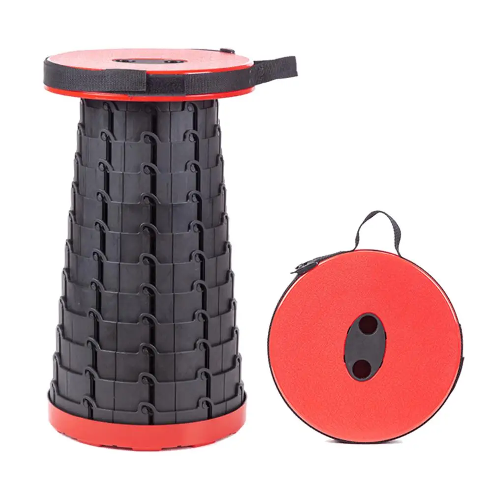 

Folding Stool Adjustable Activity Portable And Durable Outdoor Fishing Stool Telescopic Plastic Stool Folding Camping Stool