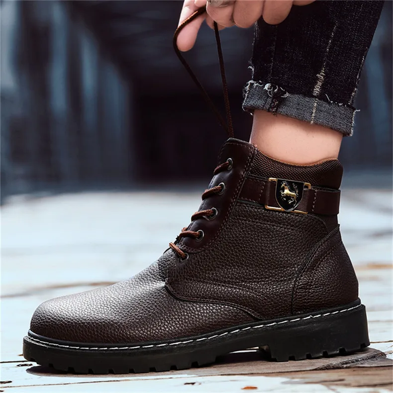 39-44 boots winter Comfortable Non-Slip warm men winter shoes#GC38188