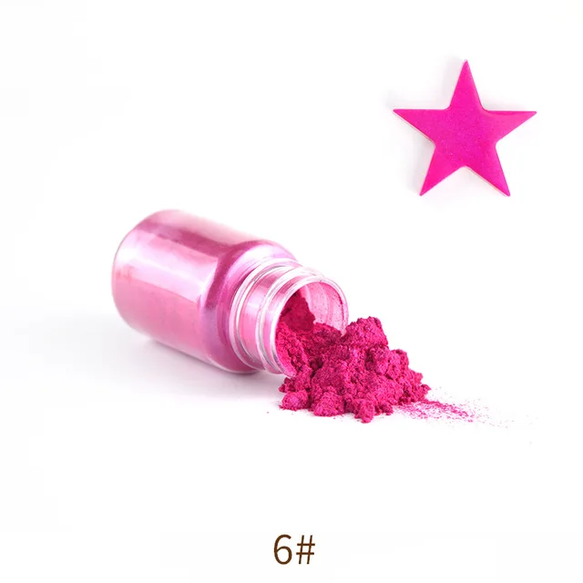 10g/bottle Handmade Pearl Mica Powder for DIY Epoxy molds making Pearl Powder Pigment Silicone molds filler MJ010-06