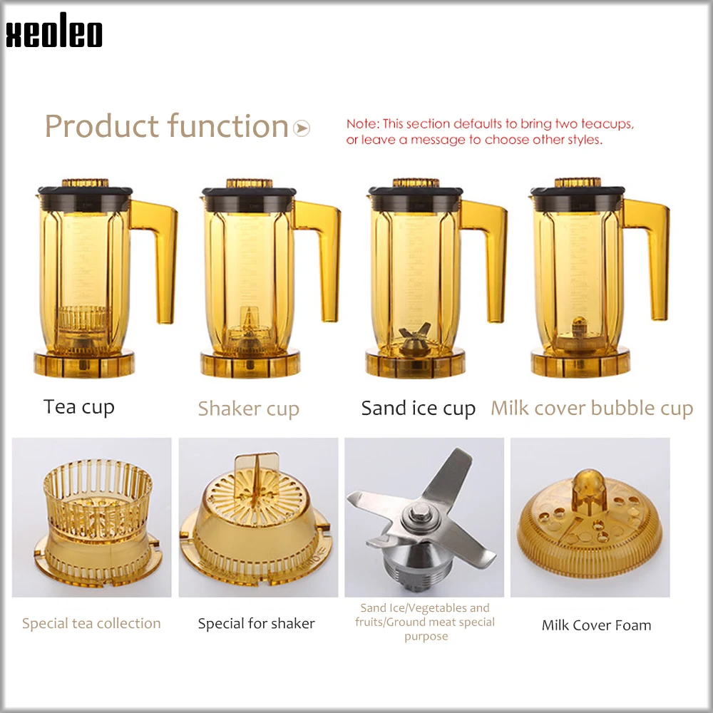 Xeoleo Professional Teapresso machine Tea breawing machine Milk foam machine Bubble tea machine Food blender Smoothie maker 2