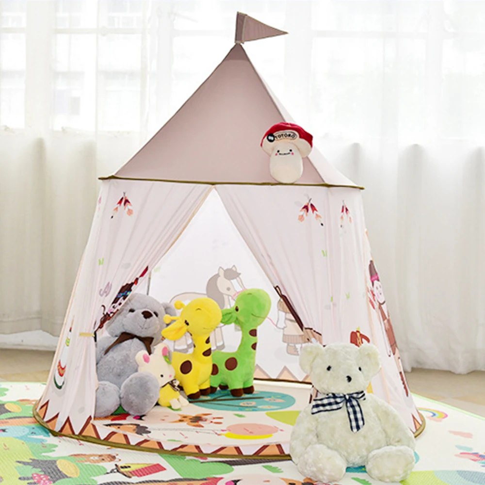 Детская складная палатка Tipi для детей Детский игровой домик вигвам Замок