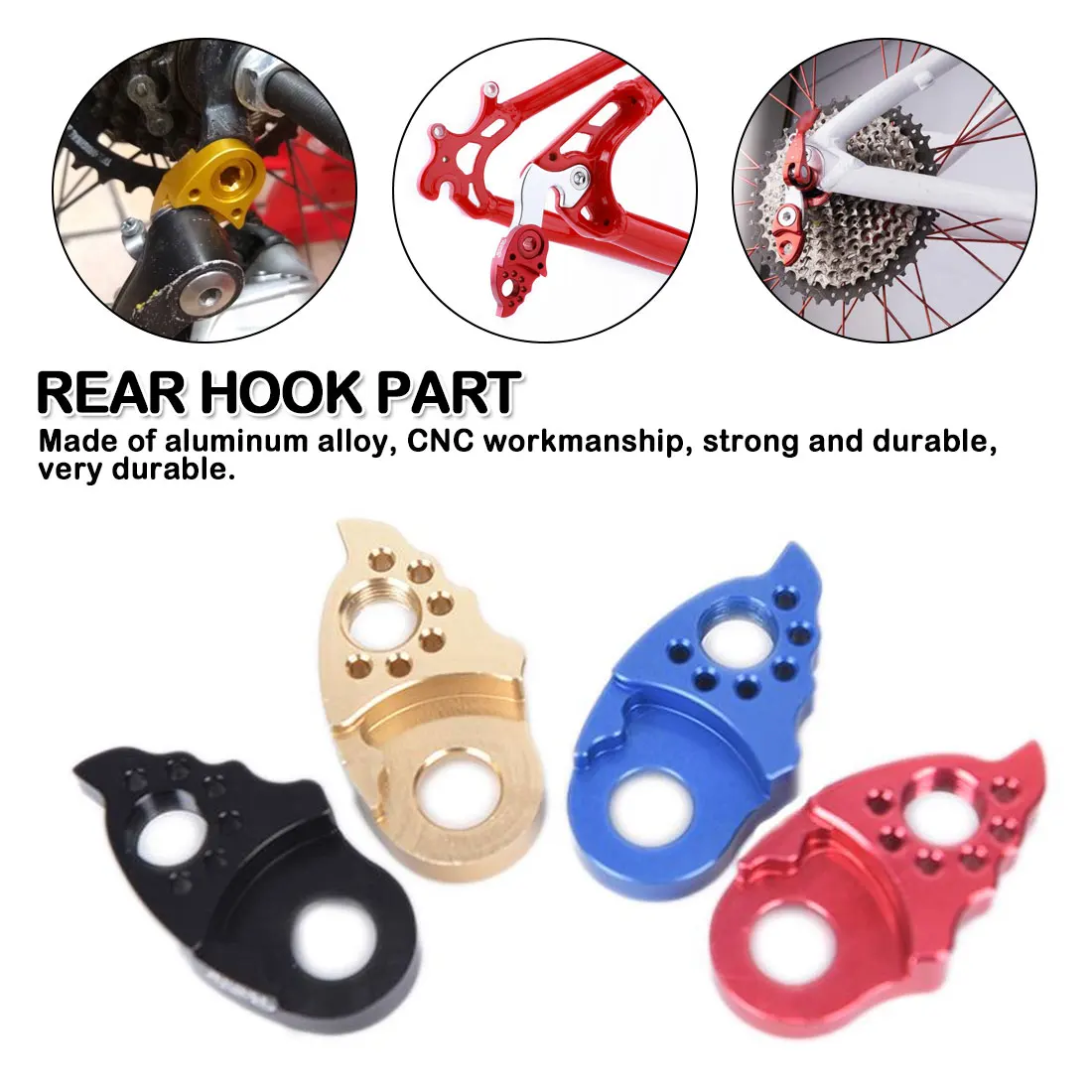 

Tail hook extension Bicycle accessories spare parts mountain road bicycle frame rear ear dial length derailleur hanger extension