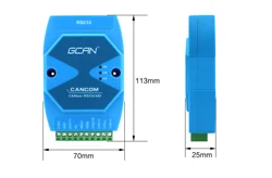Passerelle de convertisseur RS232/GCAN 207 vers Can, Module de Communication de données sans Interface Can PLC collecte Can Bus 485 
