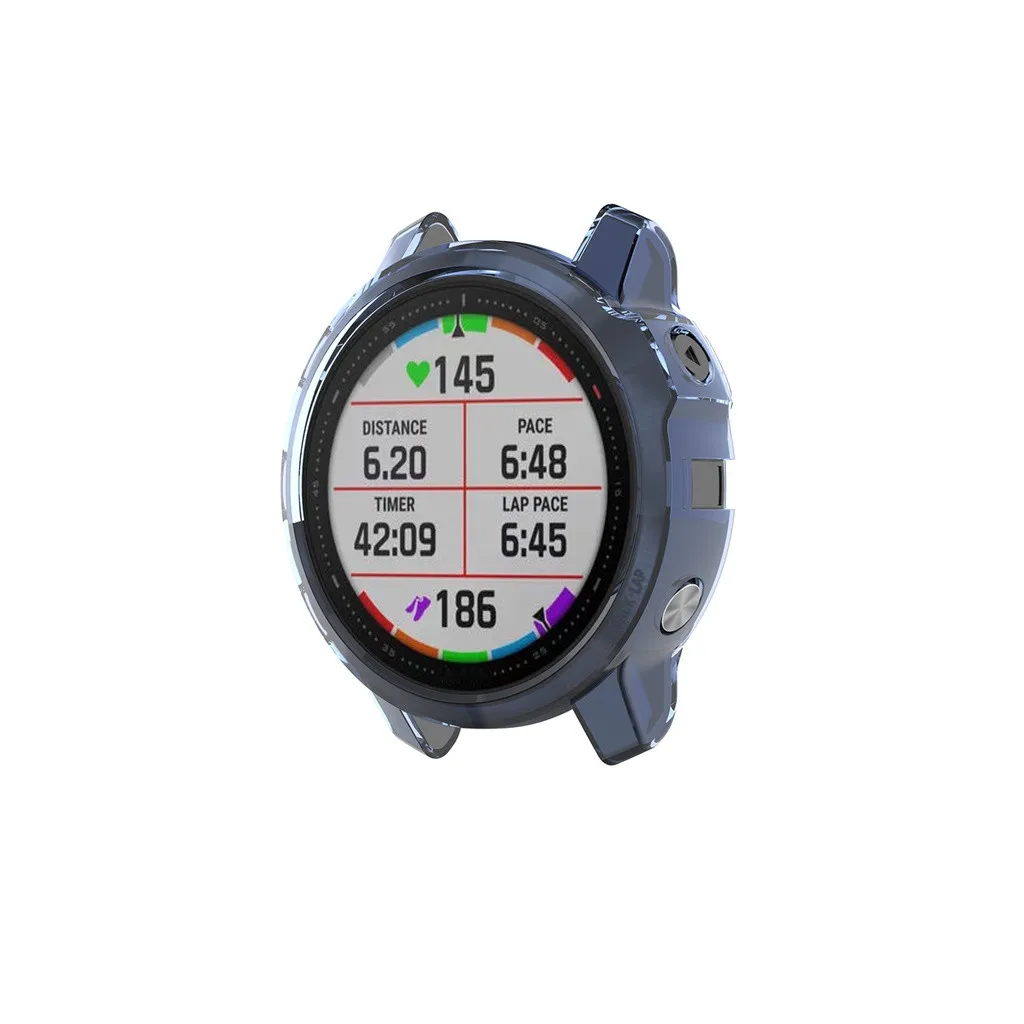 Для Garmin Fenix 6 6S 6X мягкий кристально чистый ТПУ защитный чехол рамка аксессуары для смарт часов Fenix6 Fenix6S Fenix6X оболочка