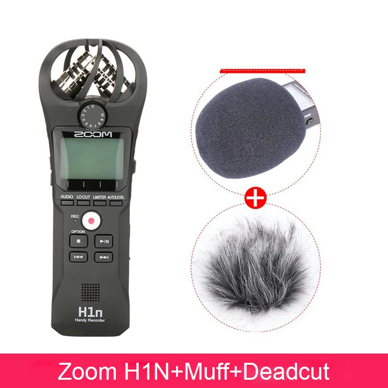 Original ZOOM H1N Handy Recorder DSLR Audio Video Interview Stereo Microphone with 16GB Card BY-M1 Lavalier Microphone bluetooth headphones with mic Microphones