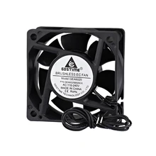 Refroidisseur Axial 6cm 6025B EC 2.4 pouces, roulement à billes 60x60x25mm AC 110V 115V 220V 240V ce, ventilateur de refroidissement sans balais 60mm x 25mm, 1 pièce
