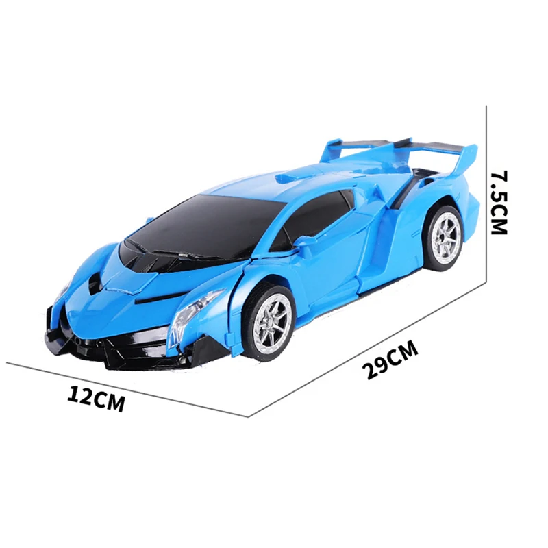 1:14 RC Cars 30CM 2.4Ghz Induction Transformation Robot LED Music Deformation Gesture Remote Control Police Car Toy for Kids B02 1:14 RC Cars 30CM 2.4Ghz Induction Transformation Robot LED Music Deformation Gesture Remote Control Police Car Toy for Kids B02