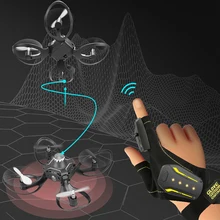 2,4 ГГц мини RC Дрон ручной Датчик управления Квадрокоптер с wifi fpv 480P камера Модель часы с гироскопом летающие дроны Радиоуправляемый вертолет, игрушки