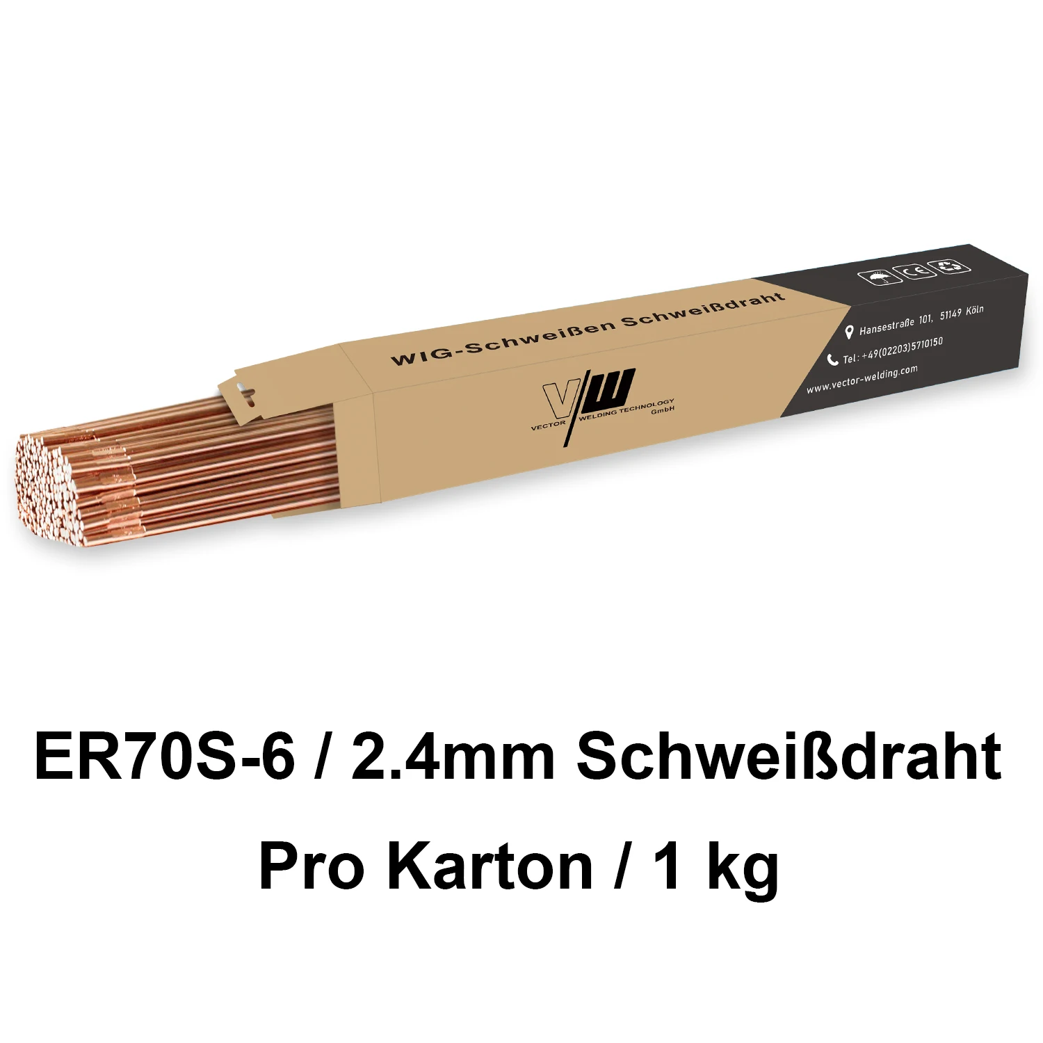 WeldingCity 5-Lb ER70S-6 Mild Steel TIG Welding Rod - .045" X 36", AWS Certified, Fast US Shipping