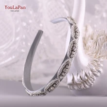 YouLaPan S102-FG, модные роскошные блестящие стразы, повязка на голову, свадебный камень, повязка на голову, женские аксессуары для волос, барокко, повязка на голову