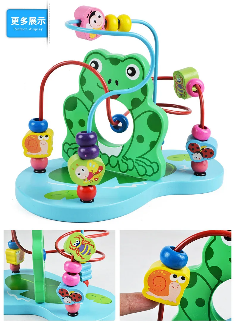 Children Bead-stringing Toy Beaded Bracelet 6-12 Month Toys for Children And Infants 0-1-2-3 a Year of Age Baby GIRL'S And BOY'S