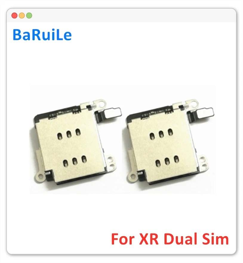 BaRuiLe 5 шт. лоток для SIM карты Гнездо iPhone XR внутренний Micro кардридер адаптер запасные части|Адаптеры карт| |