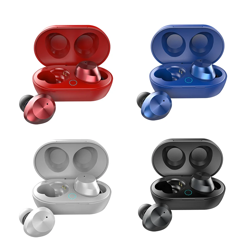 CLAITE True беспроводной bluetooth Earbus сенсорное управление TWS bluetooth 5,0 наушники HIFI бас спортивные с зарядным устройством