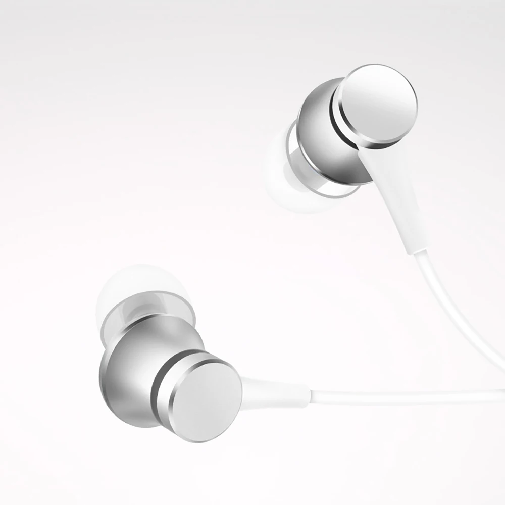 Original Xiaomi Piston Headset Wire Control Button Built in Call Microphone 3 5mm Interface