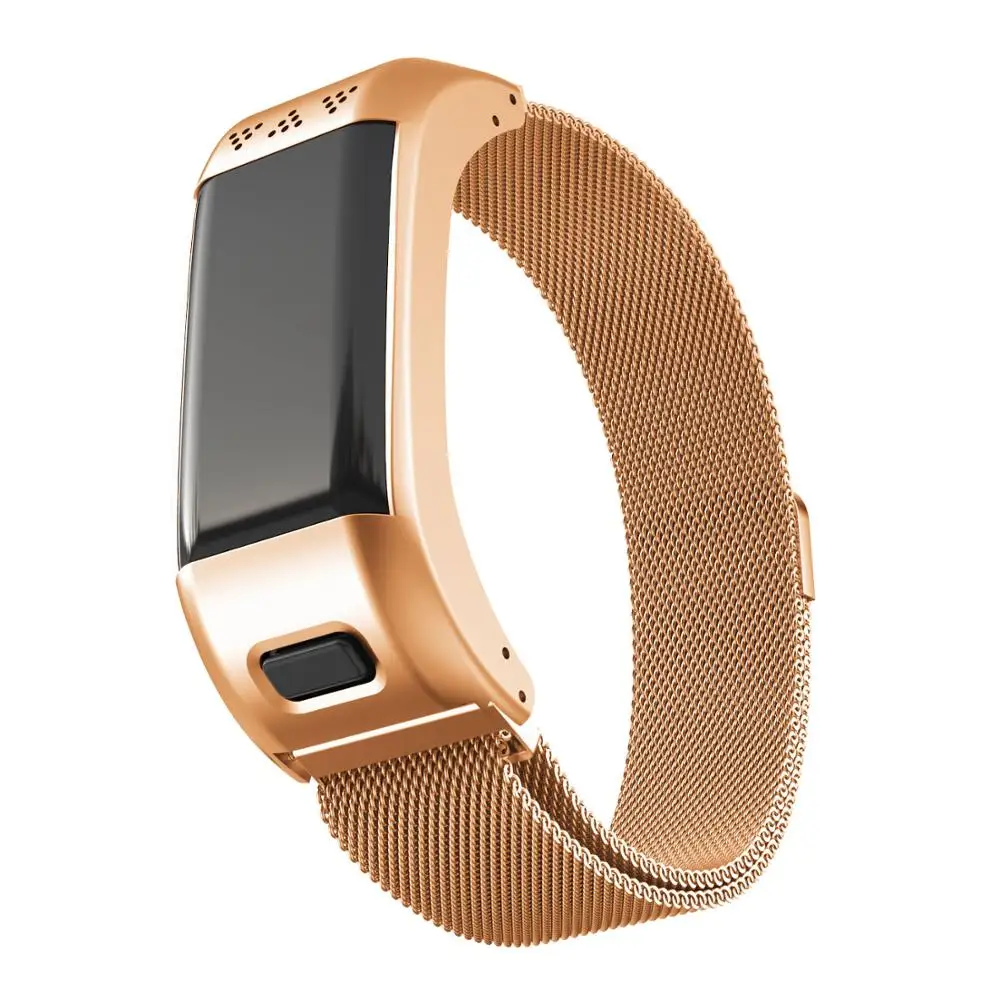 Ремешок из нержавеющей стали для Garmin Vivosmter HR металлические миланские магнитные Ремешки для наручных часов сменный ремешок для Vivosmter HR с рамкой