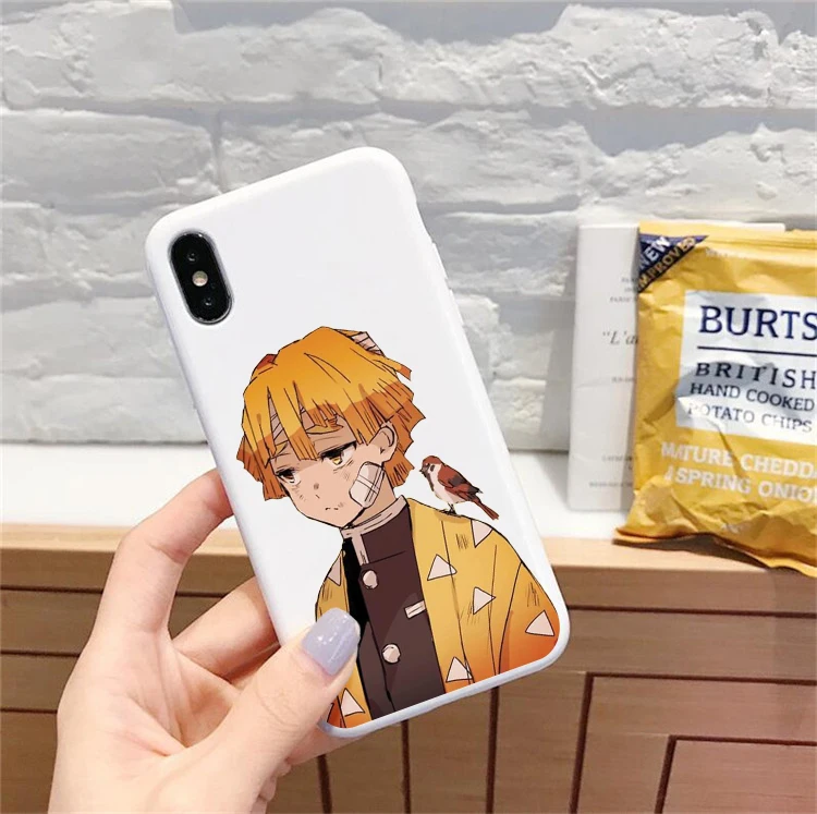 Kamado Nezuko Kimetsu no Yaiba Demon Slayer TPU цветной мягкий чехол для телефона iphone 6/6s 7/8, 7 Plus/8 Plus, X, XS i11 i11pro