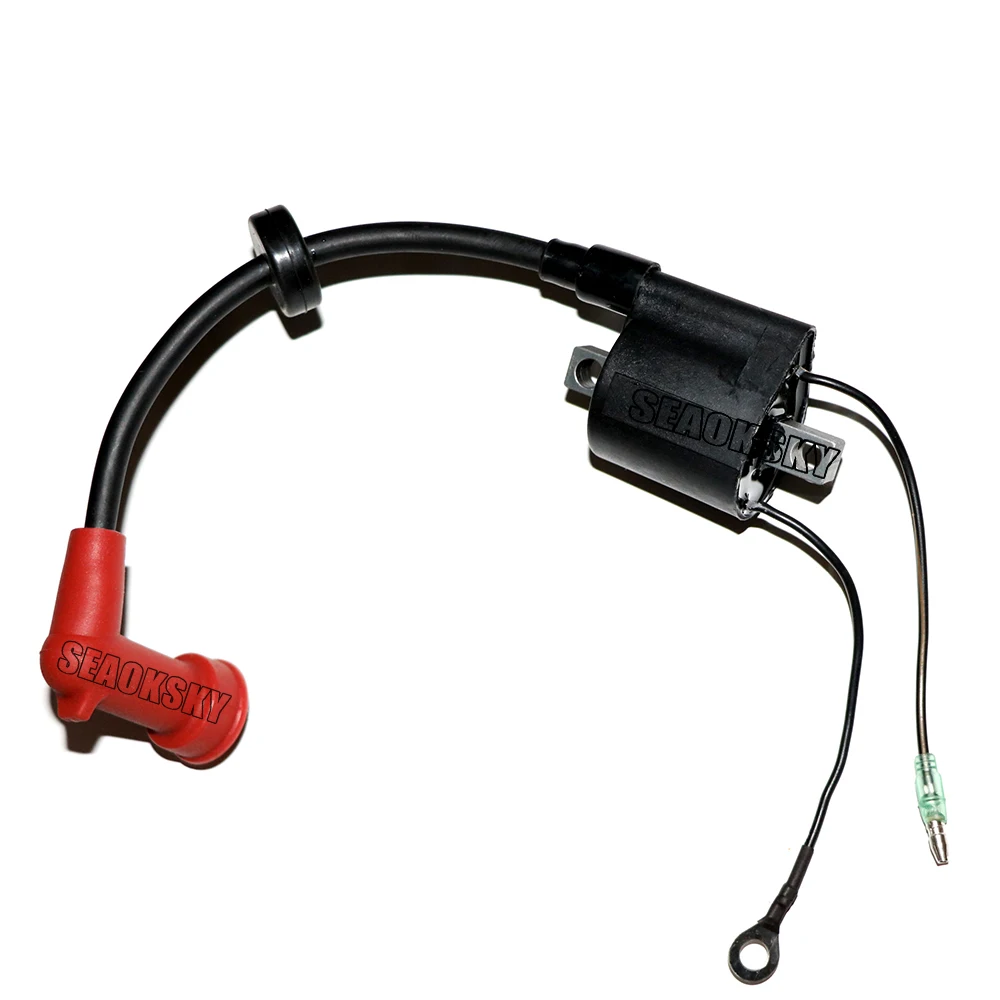 66T-85570-00 ignition coil for Yamaha Boat Engine 40HP E40X 40XWT 2 stroke 1998-Newer boat engine parts