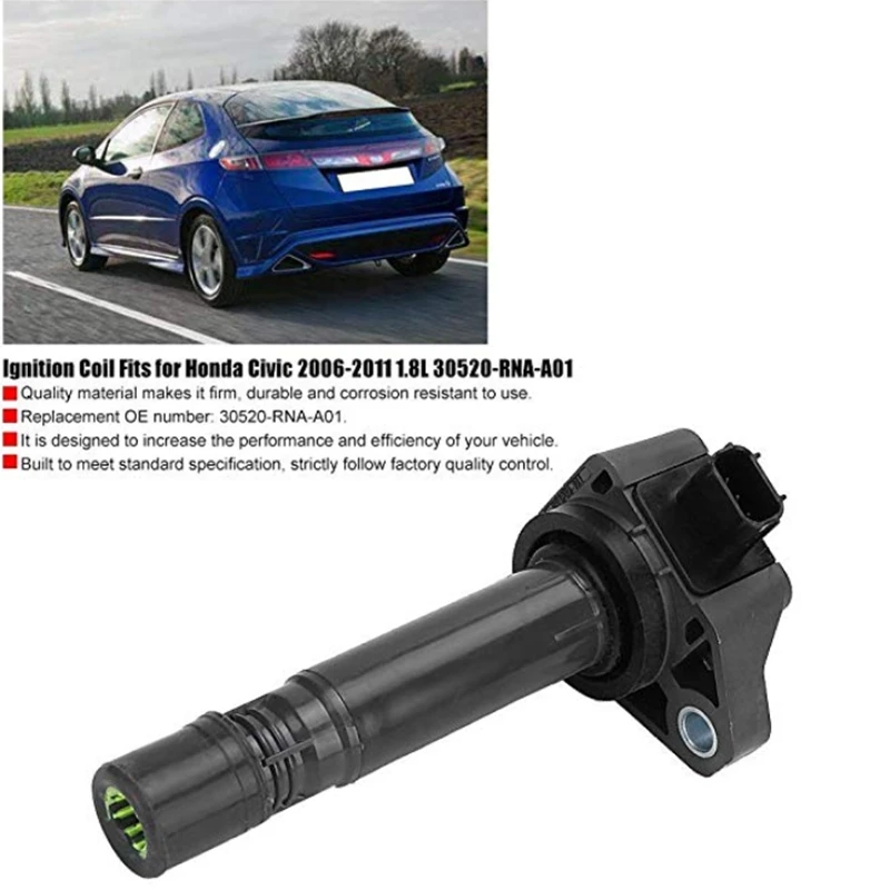 Новая катушка зажигания DENSO 30520-RNA-A01 для H-o-n-d-a C-i-v-i-c 2006-2011 1.8L UF582 C1580