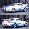 1:32 Nissan Skyline Ares GTR R34 Diecasts & Toy Vehicles Metal Toy Car Model High Simulation Pull Back Collection Kids Toys ► Photo 1/6
